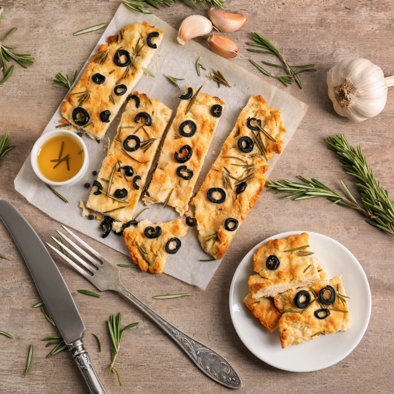 Yakelos Focaccia with Olive Oil and Rosemary