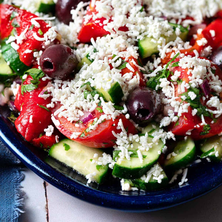 Yakelos Bulgarian salad