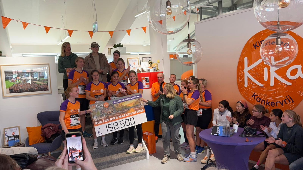 Yakelos runs for KiKa at the TCS Amsterdam Marathon 2025